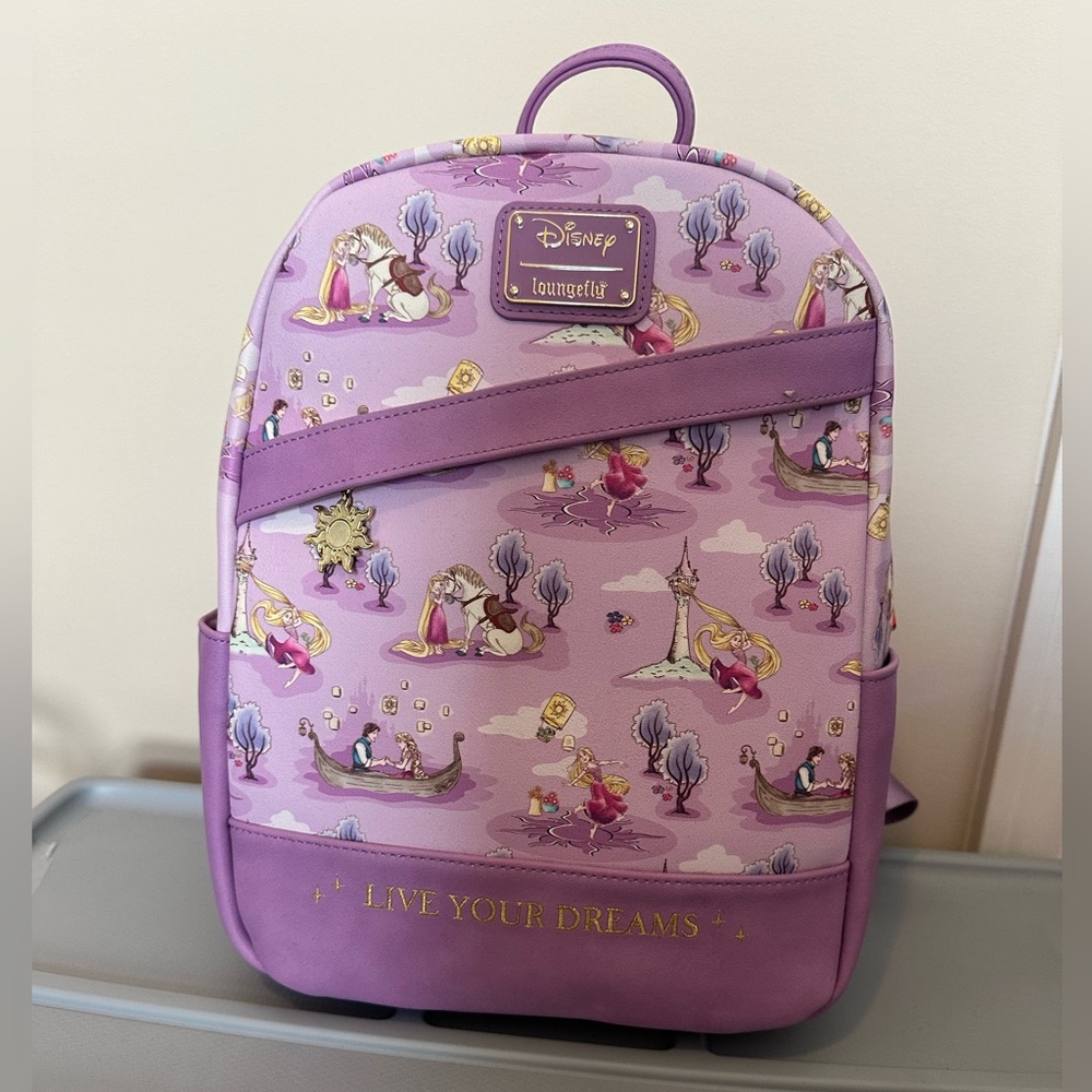 Rapunzel Loungefly Large Backpack